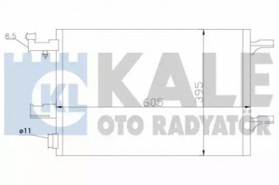 KALE OTO RADYATOR 391100 -  Конденсатор, кондиционер